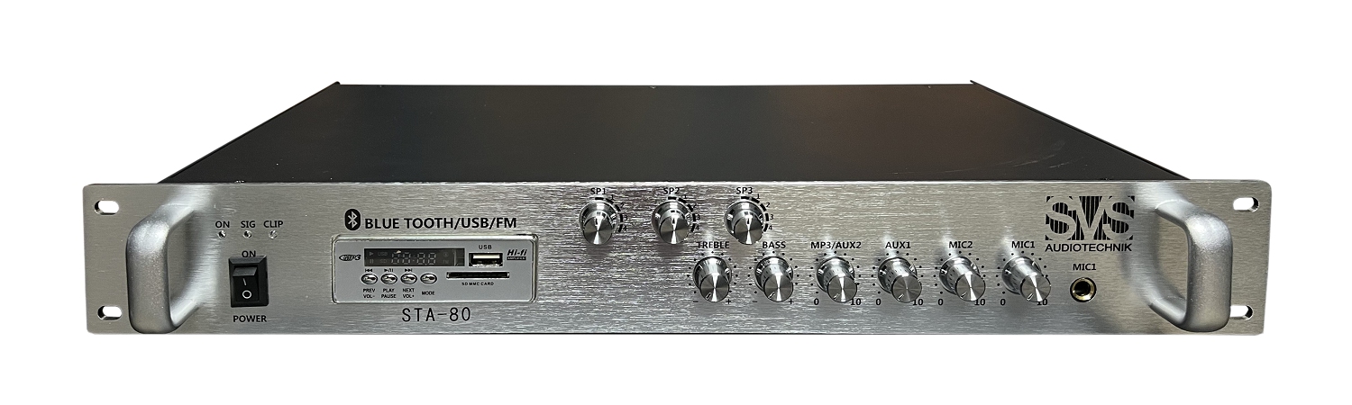 SVS Audiotechnik STA-80 Микшер-усилитель для систем Public Address в Краснодаре