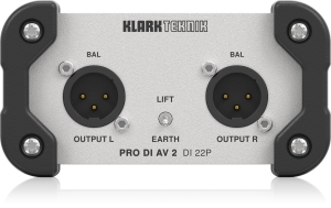 Klark Teknik DI 22P пассивный стерео директ-бокс в Краснодаре